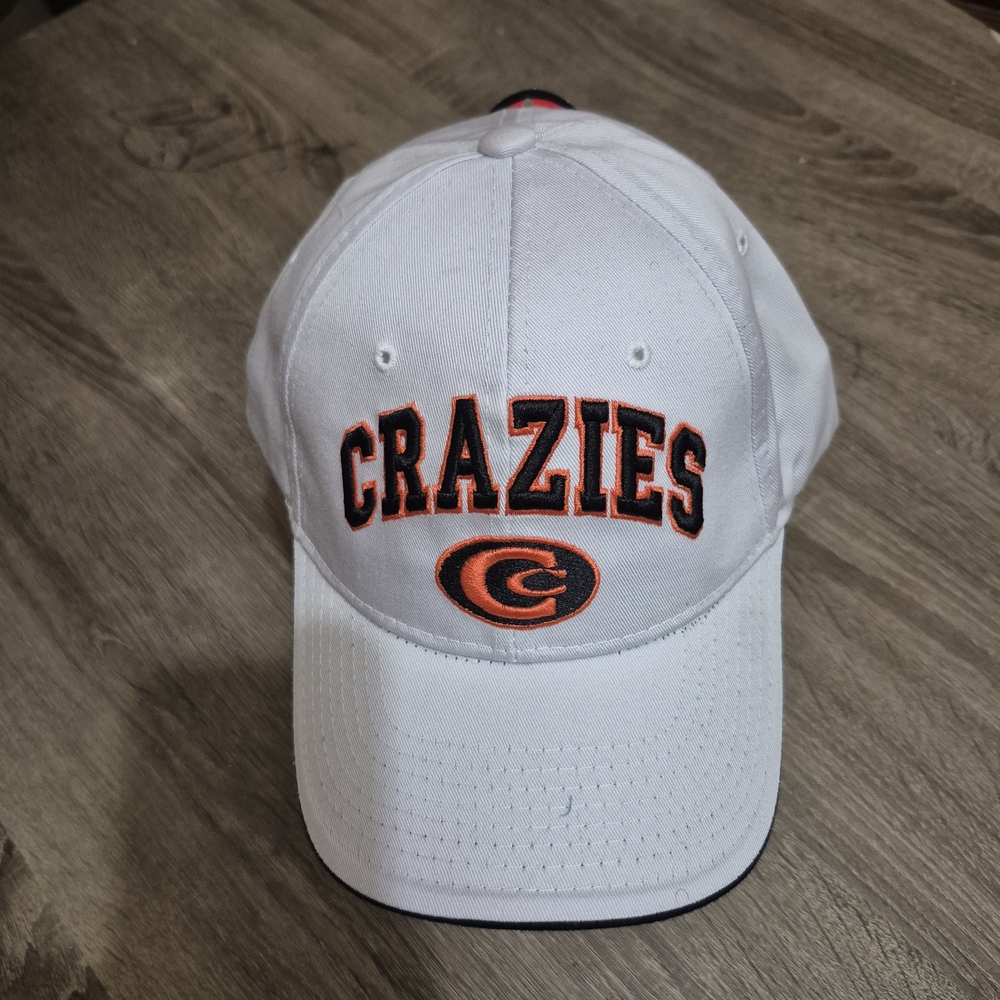 Zephyr White Cap with Orange and Black Details
